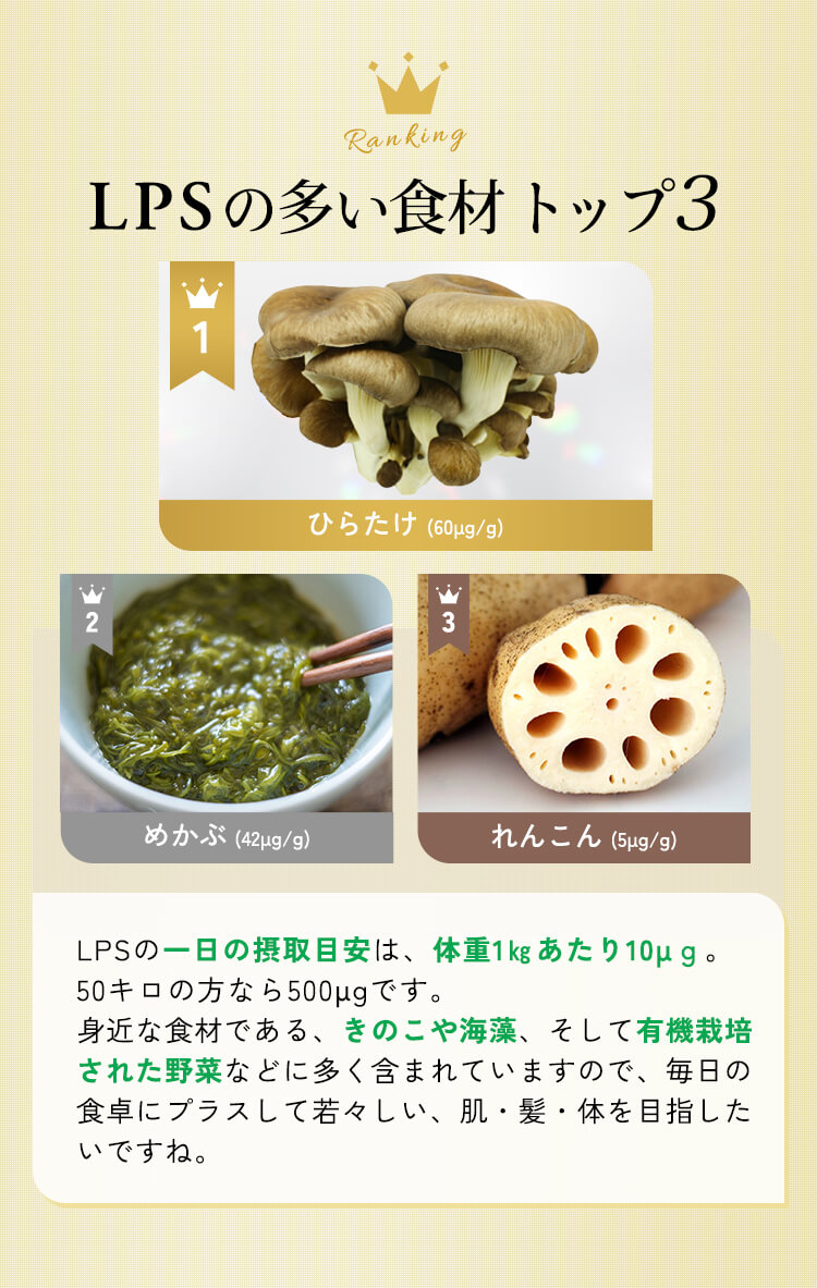 LPSの多い食材