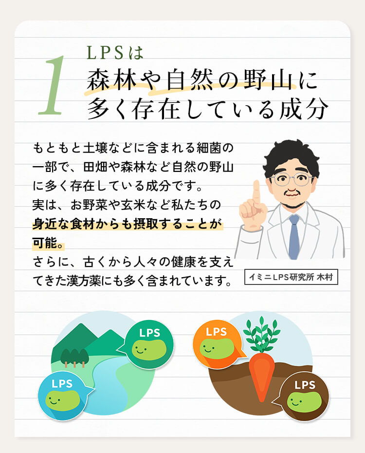 LPSは自然豊かな場所にある