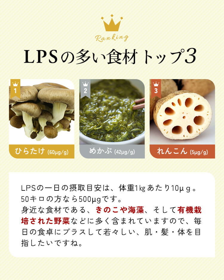 LPSの多い食材