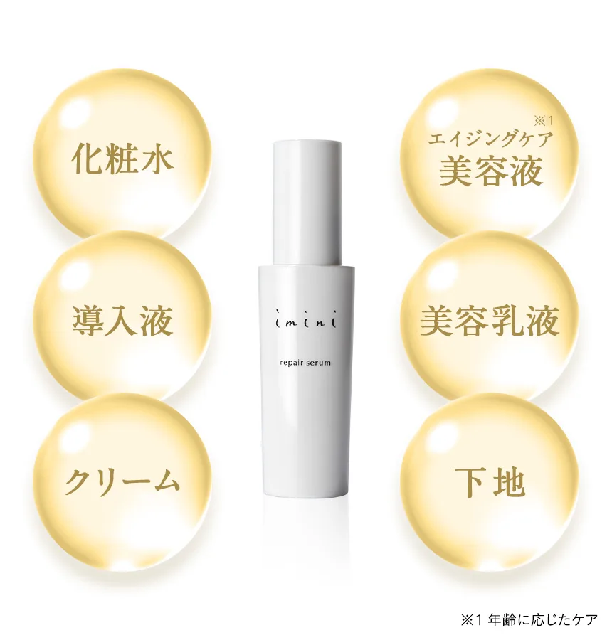 イミニ 公式サイトイミニ リペアセラム 50mL(オールインワン美容乳液