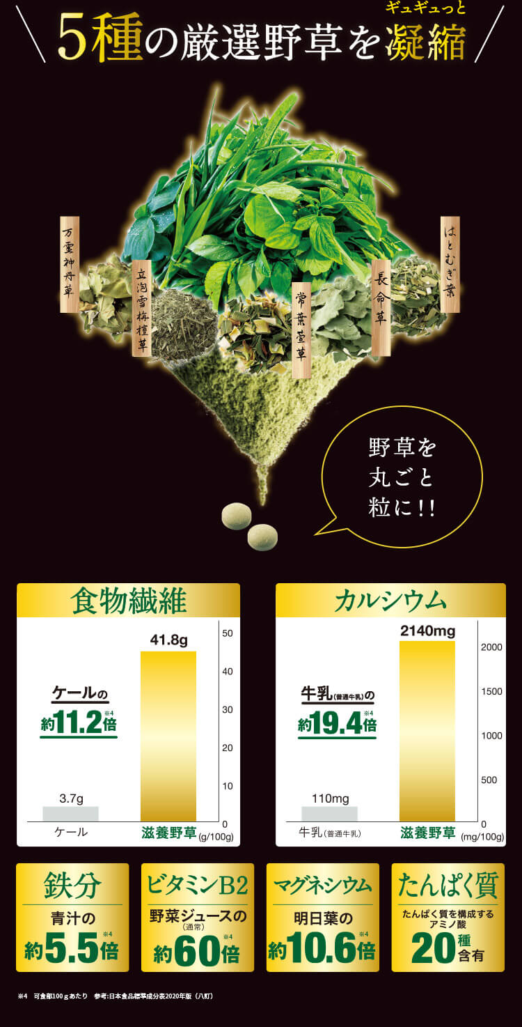 5種の厳選野菜をギュギュっと凝縮