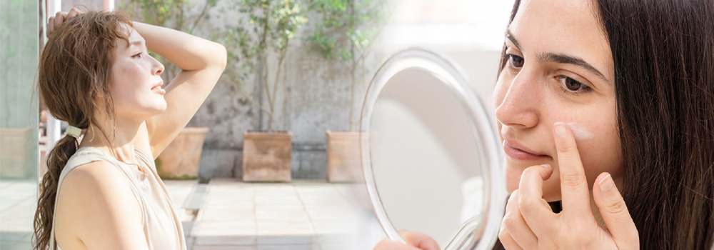 シミ対策は、日頃の紫外線対策・スキンケアが大切