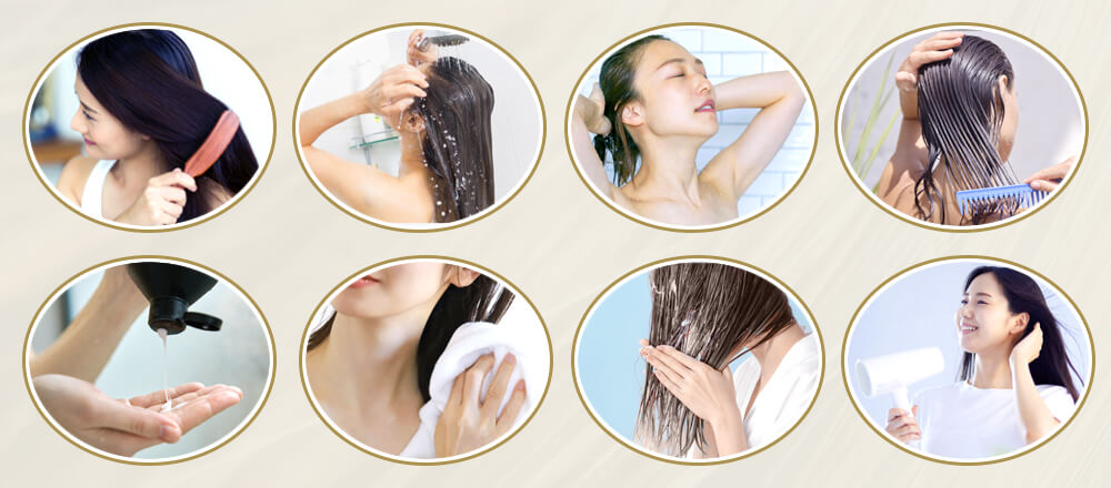 ヘアケアの正しい順番