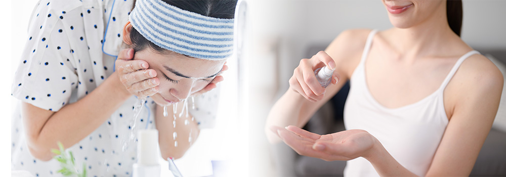 湿気対策は髪だけでなくお肌にも