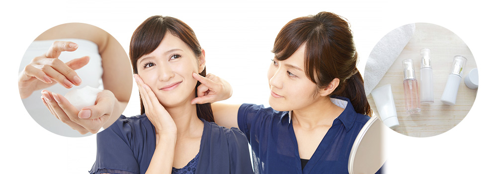 ほっぺの毛穴が気になるときは、日々のスキンケアの見直しを