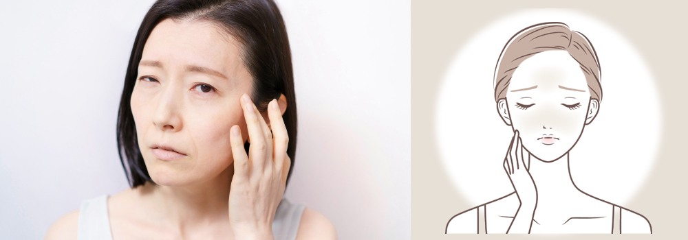 更年期に肌がくすむ理由