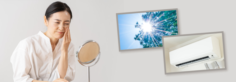 更年期に敏感肌になりやすい理由