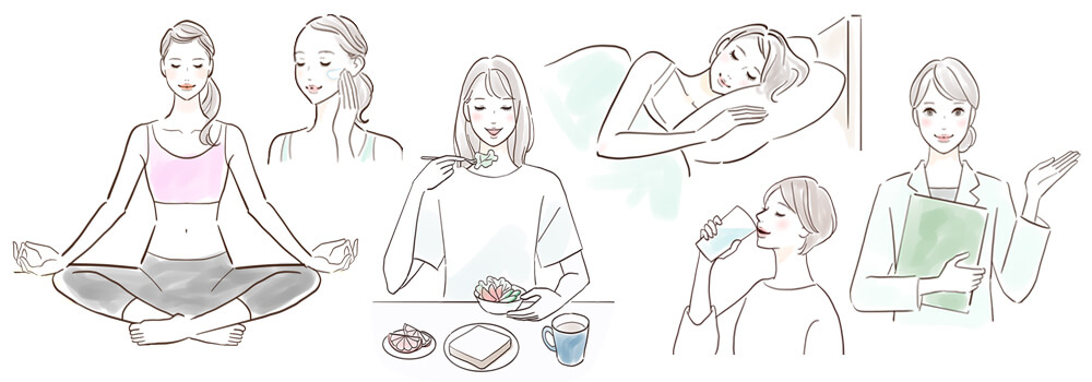 ストレスによる肌荒れを防ぐために意識したいポイント